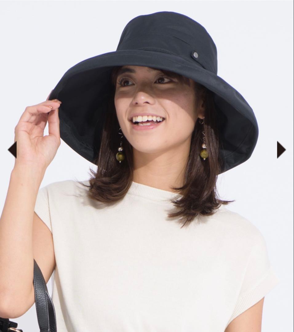 サンバリア100 トラベルハット　ブラック　Lサイズ