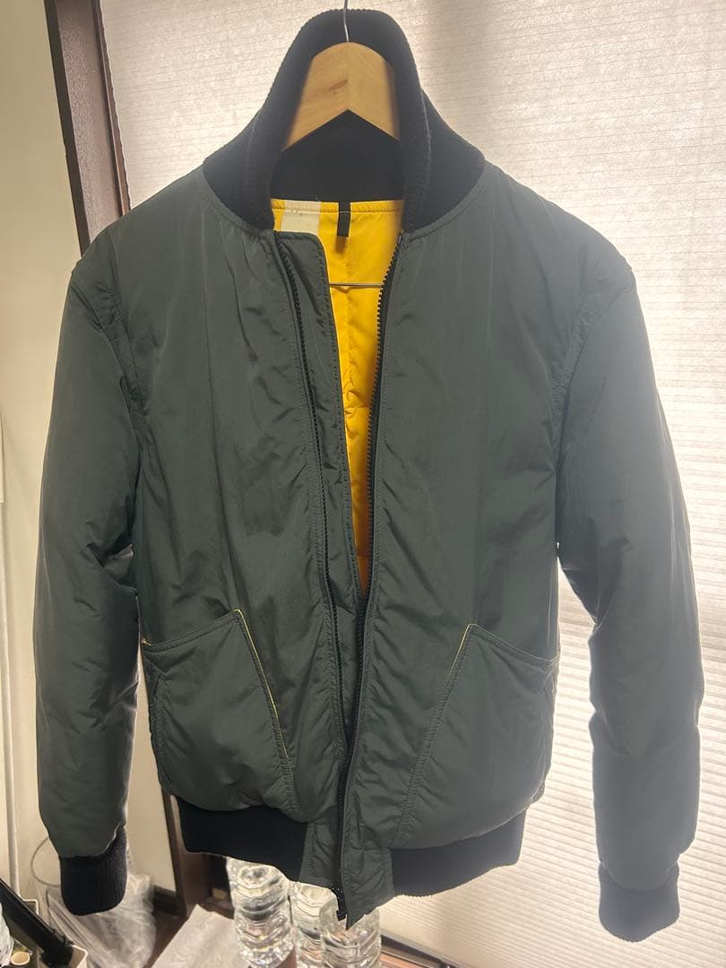 n.hoolywood グレー MA-1 フライトジャケット ダウン