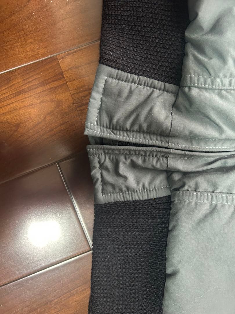 n.hoolywood グレー MA-1 フライトジャケット ダウン