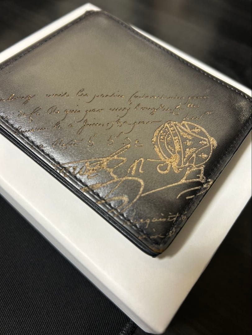 ベルルッティ フィギュア スクリットレザー コンパクトウォレット マネークリップ