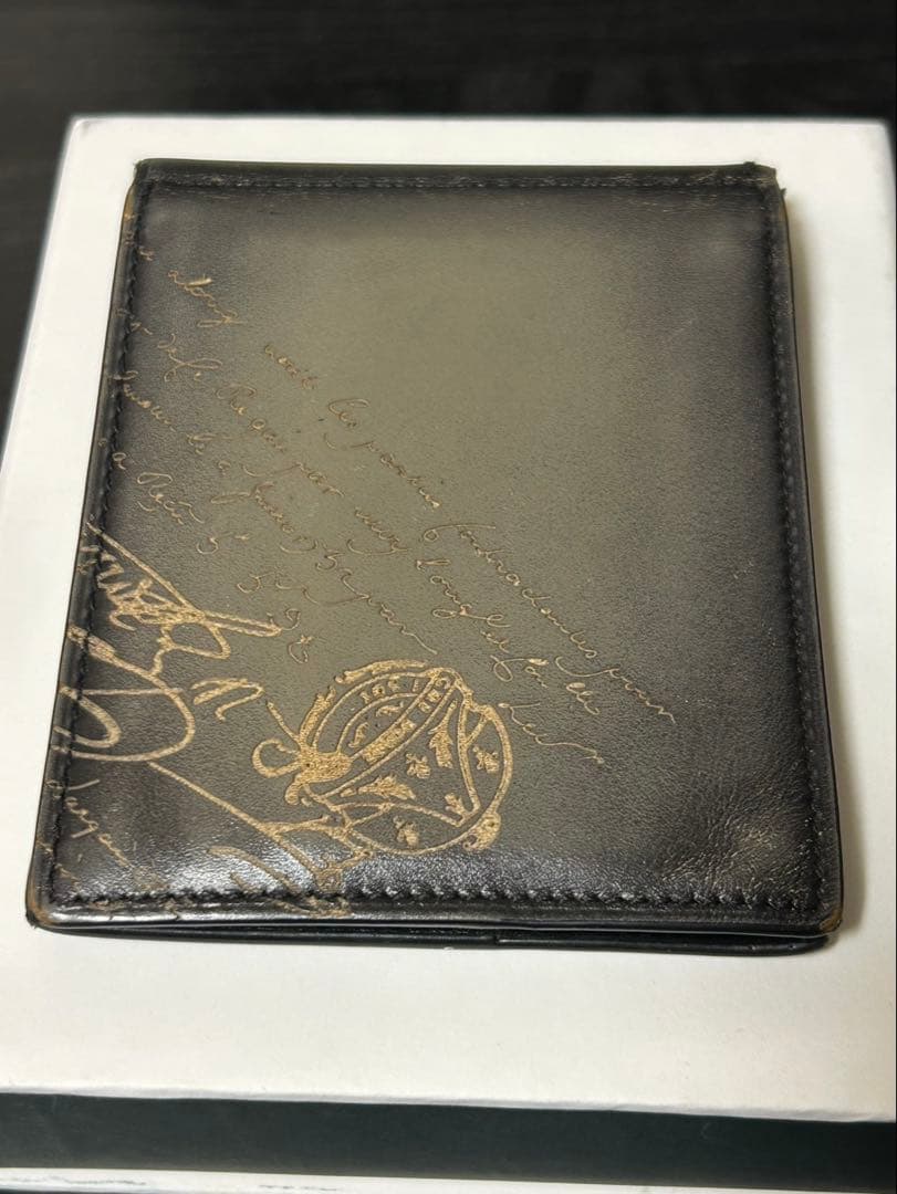 ベルルッティ フィギュア スクリットレザー コンパクトウォレット マネークリップ