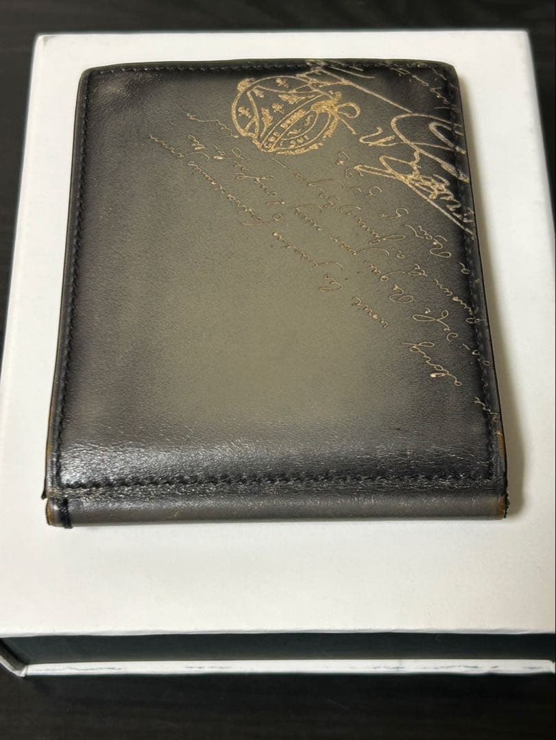 ベルルッティ フィギュア スクリットレザー コンパクトウォレット マネークリップ