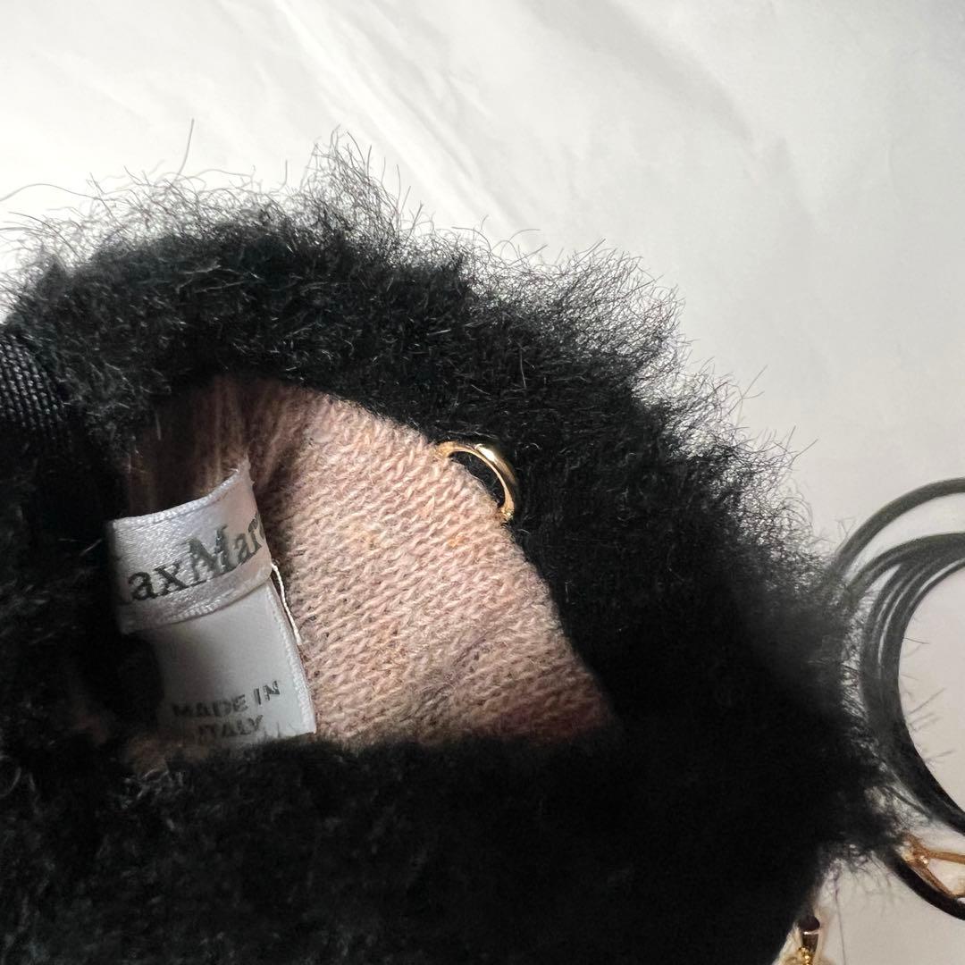 Max Maraマックスマーラ ミトン テディベア M/L ブラック