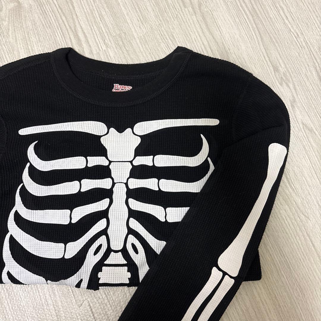 トップス Supreme Hanes Bones Thermal Crew Black