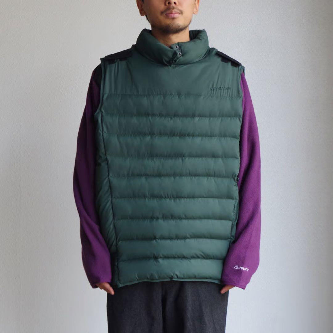 AIR WALKダウンベスト・キルティングデザイン