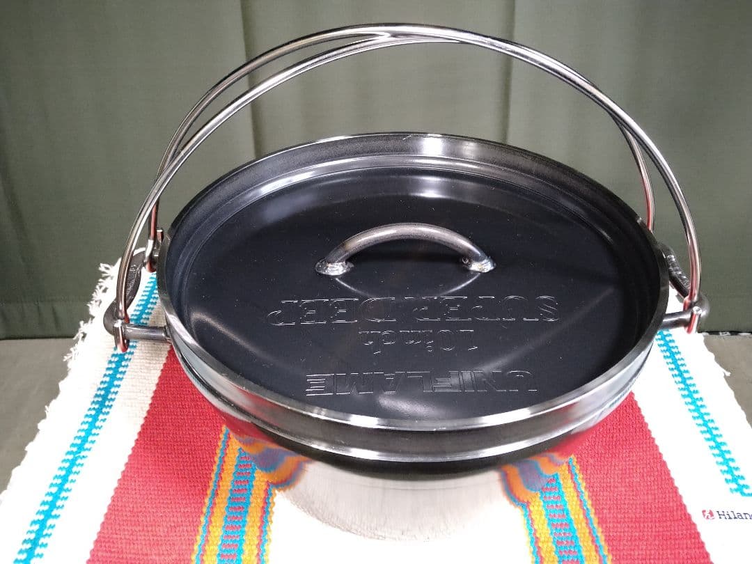 未使用の限定セット！ユニフレーム　ダッチオーブン　10インチスーパーディープ！