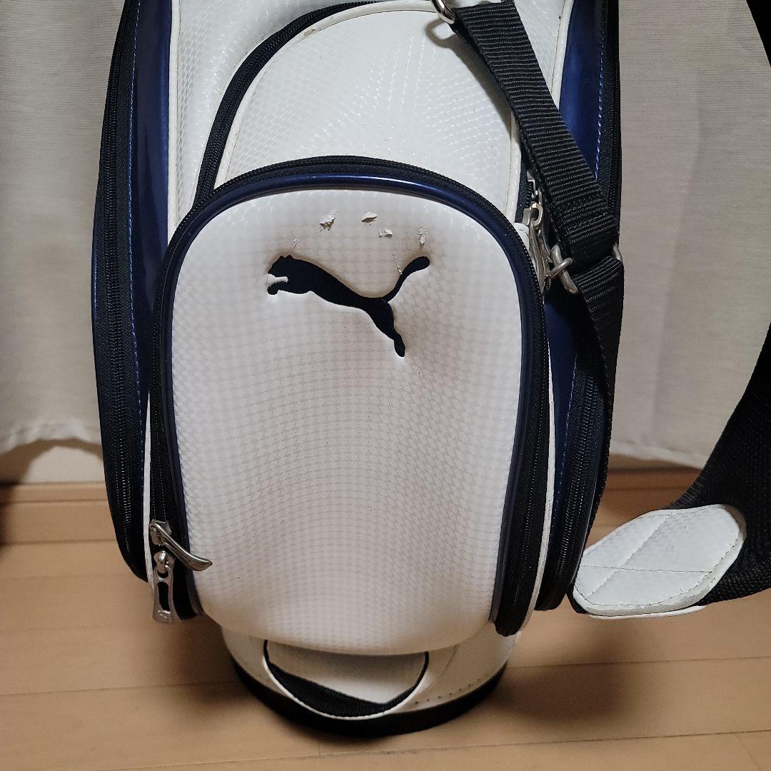 Puma キャディバッグ ホワイト/レッド