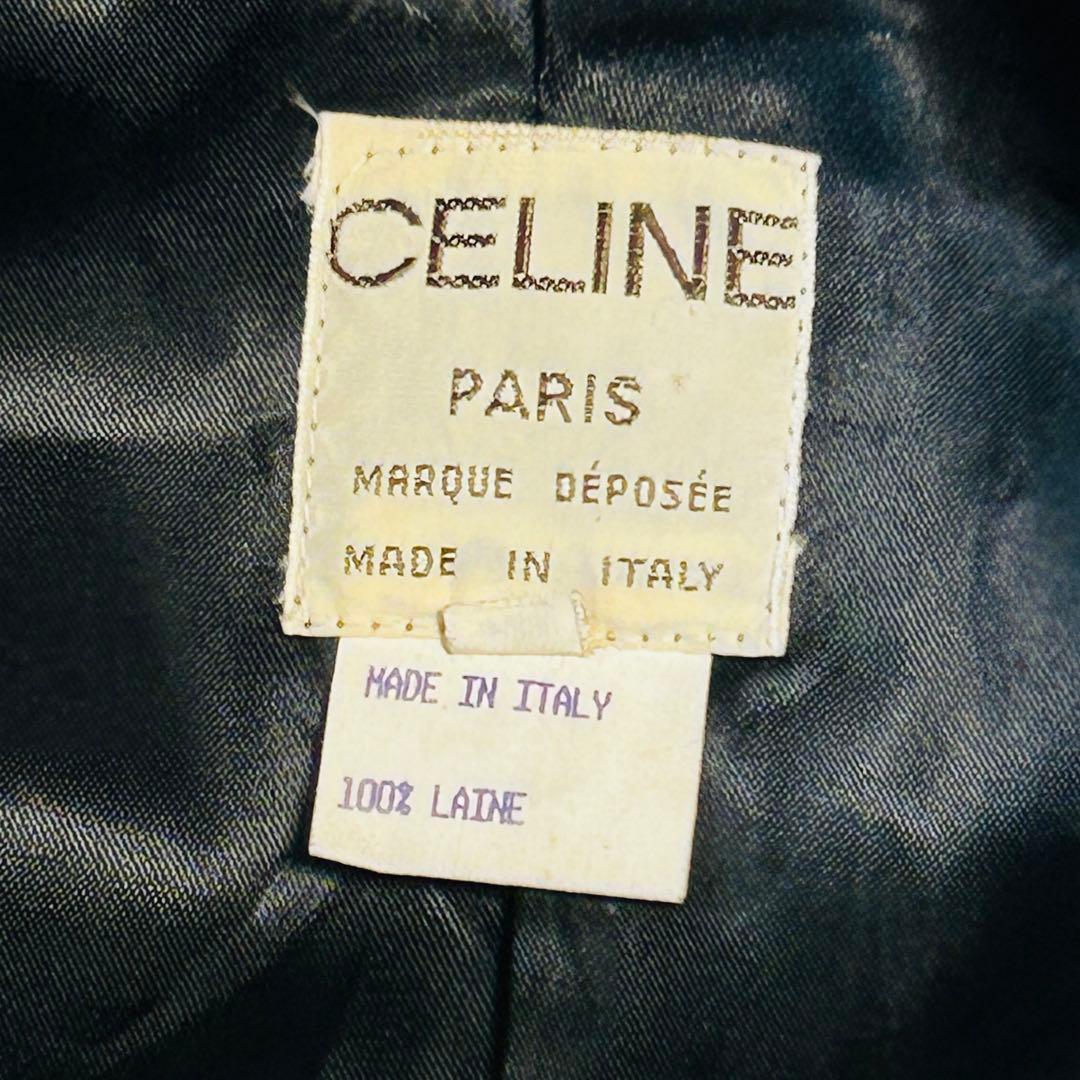 セリーヌ CELINE チェスターコート ロングコート オールドセリーヌ 黒