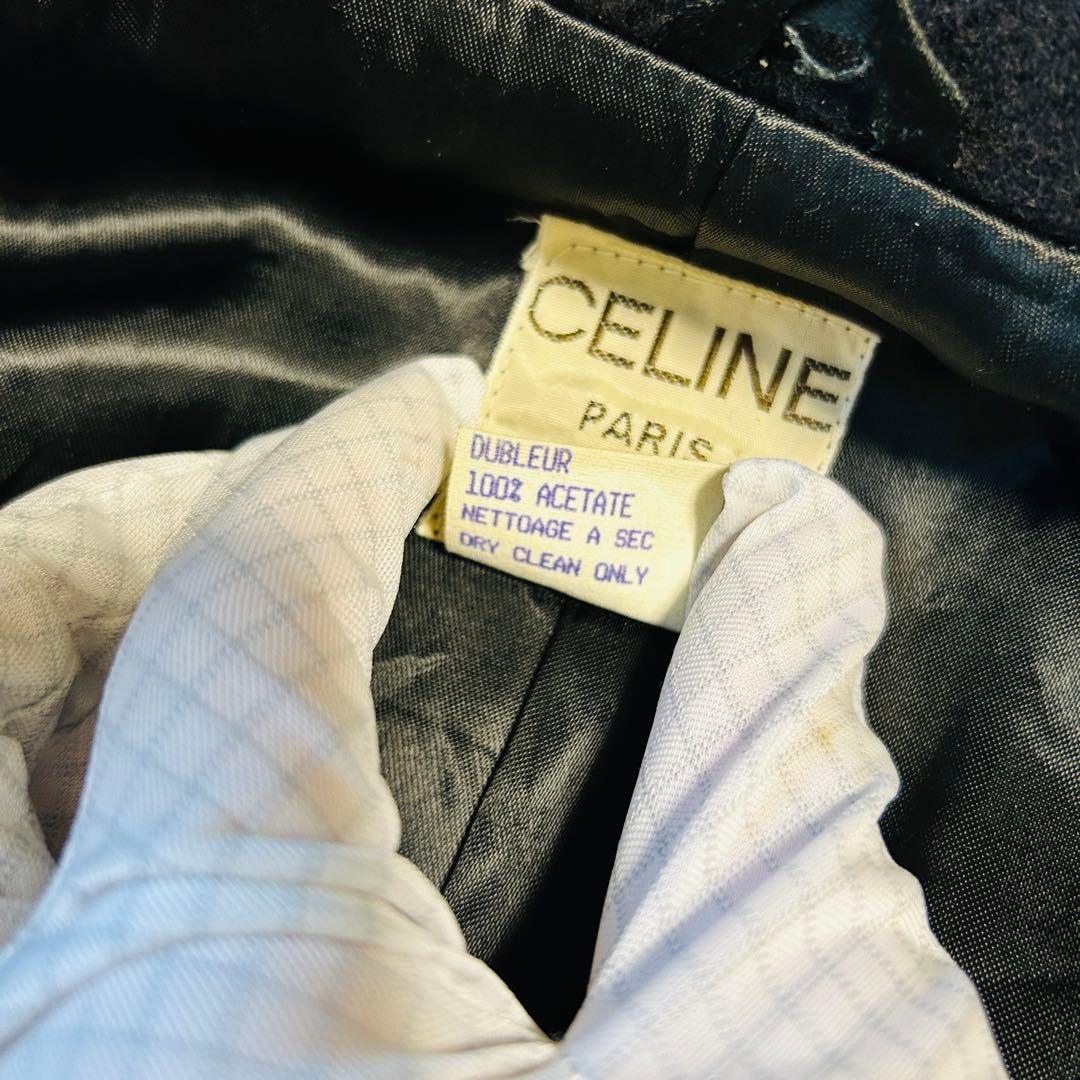セリーヌ CELINE チェスターコート ロングコート オールドセリーヌ 黒