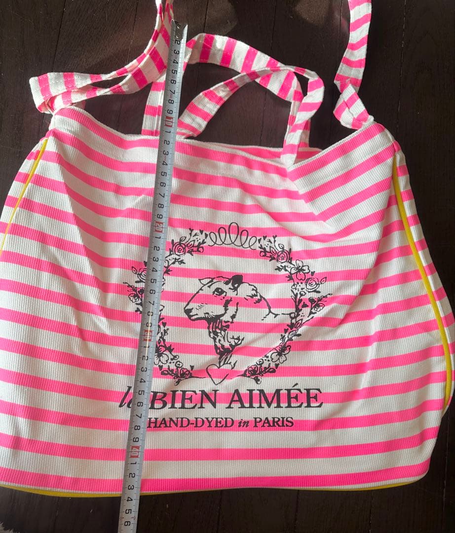 プ*）様 la BIEN AIMÉE ラビアンエメ　ストライプショルダーバッグ