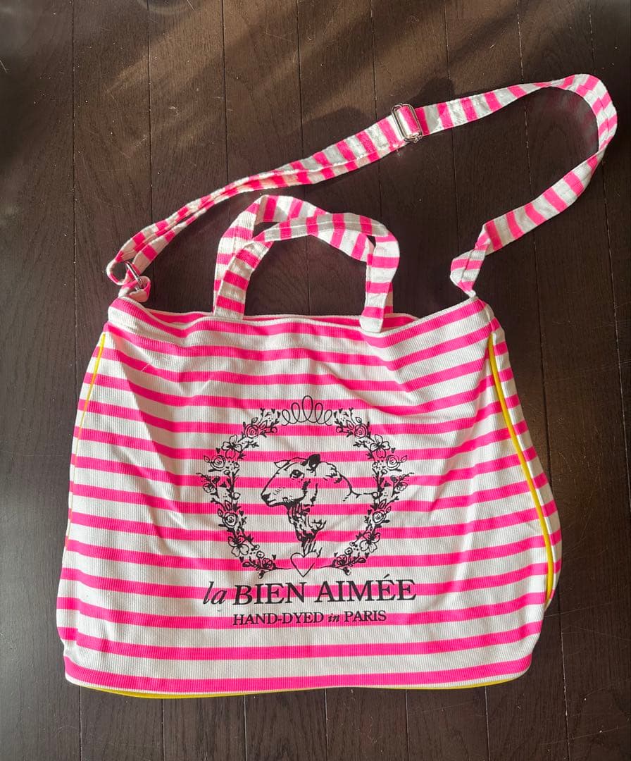 プ*）様 la BIEN AIMÉE ラビアンエメ　ストライプショルダーバッグ