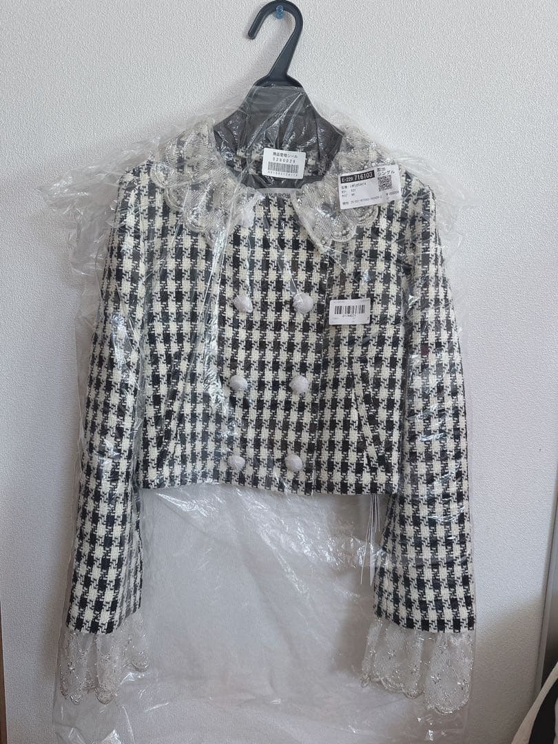 LILYBROWN スカラップビジューアタッチドジャケット