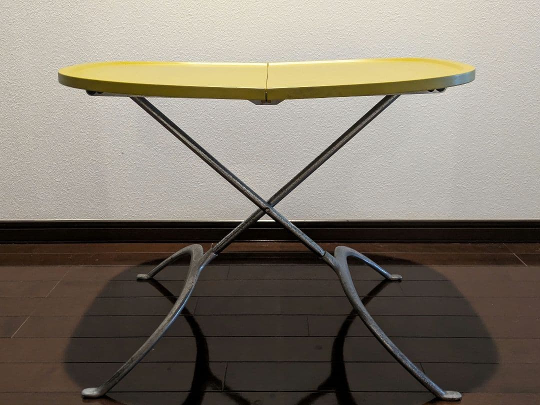 訳アリ Kartell ローテーブル “Leopoldo” レオポルド 折り畳み