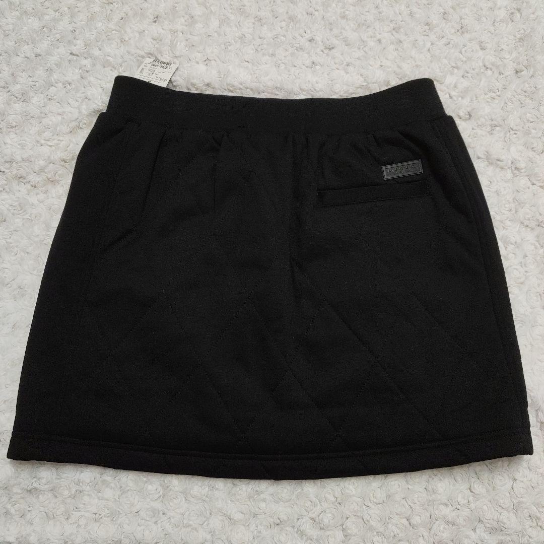 タグ付き　バーバリーゴルフ　中綿スカート　黒　3（L）BURBERRY GOLF