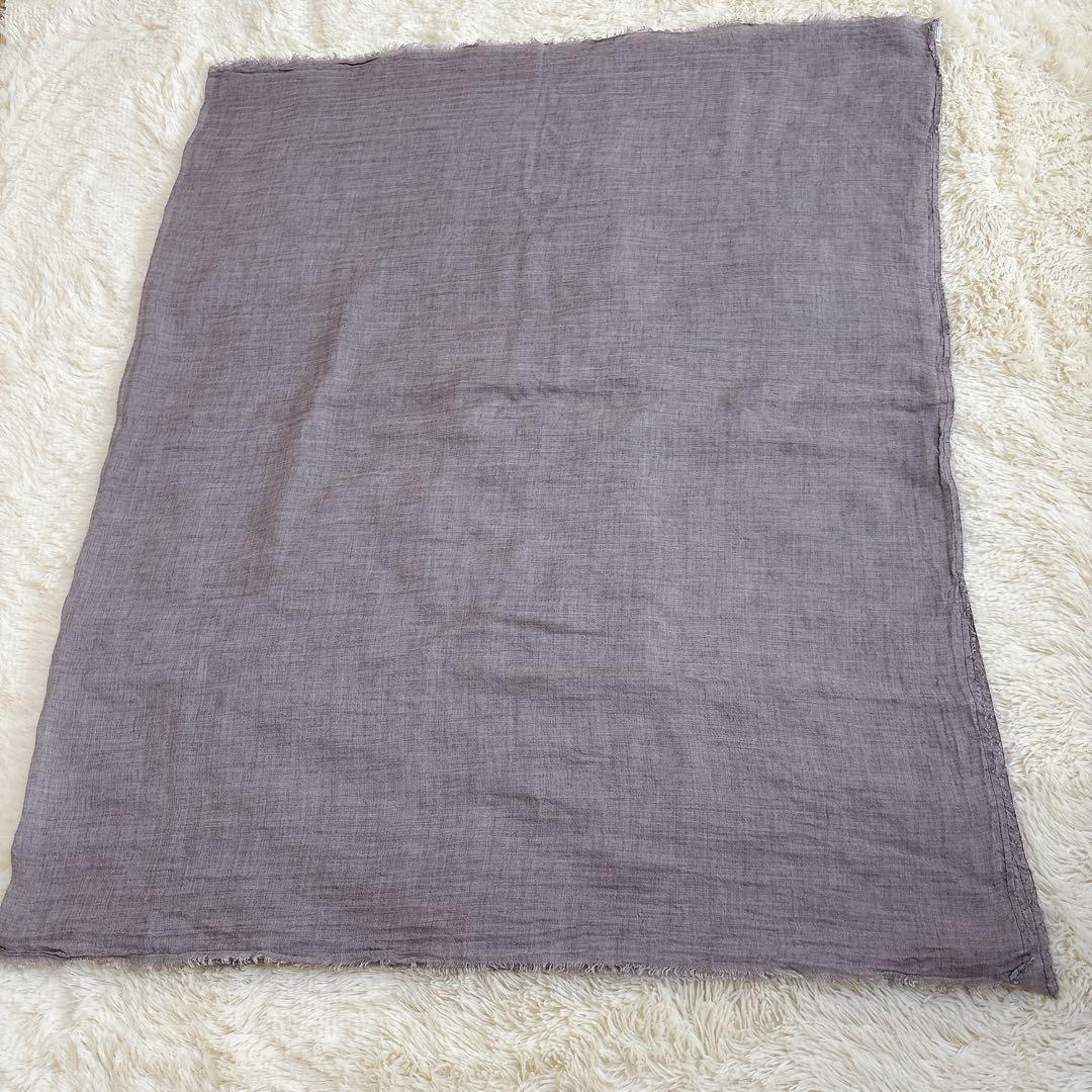 人気☆ファリエロサルティ ストール 大判 モダール カシミヤ グレー系