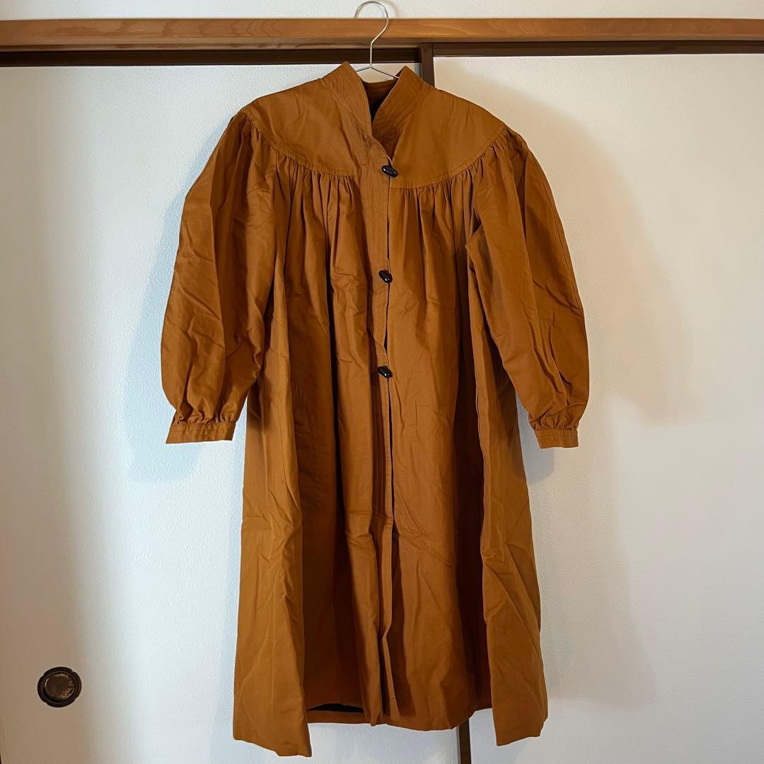 d*7様 レア イヴ・サンローラン ブラウン コート ビンテージ デザイン ac