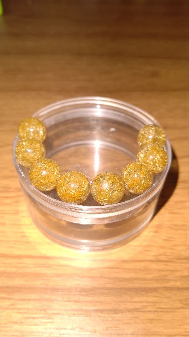 ゴールドルチルAAA 約12.5〜13.0mm 8粒売り