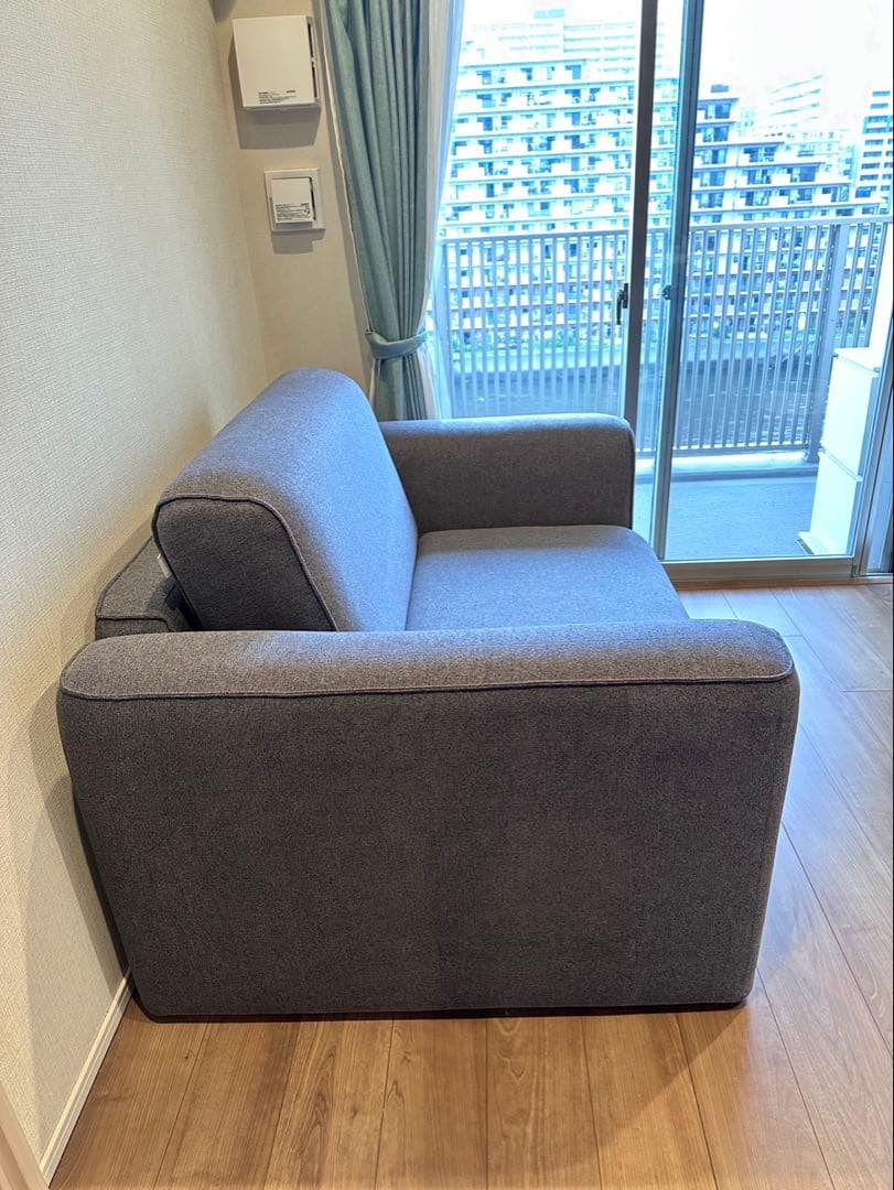 コアラマットレ　スソファベッド　シングル　グレー