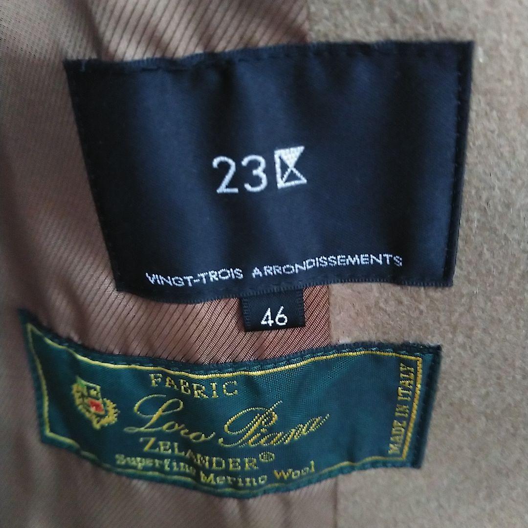 パンダマン 処分価格 試着のみ23区L カシミヤ ロングコート 二つボタン