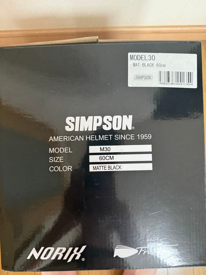 SIMPSON フルフェイスヘルメット マットブラックM30 SENA30K付き