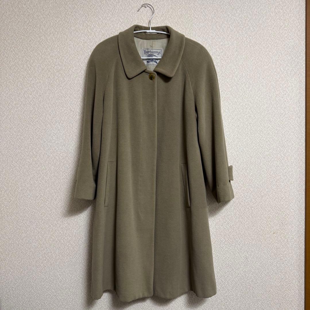 美品✨️ Burberry's ロングコート ステンカラーコート アンゴラ M