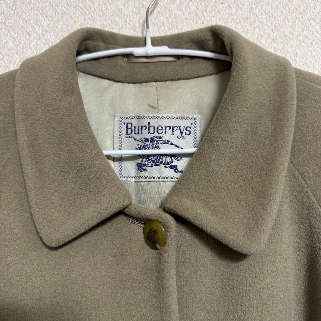 美品✨️ Burberry's ロングコート ステンカラーコート アンゴラ M