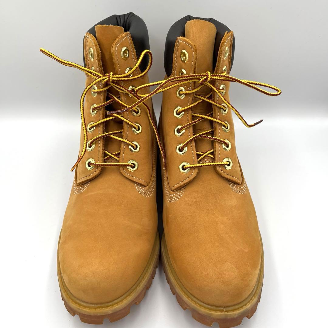 美品25.5(10061Timberlandウォータープルーフプレミアム6インチ