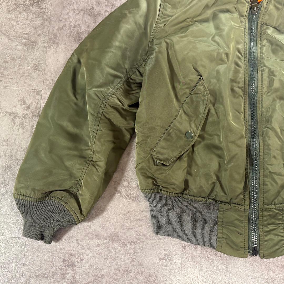 90s アルファインダストリーズ MA-1 usa カーキオリーブ S