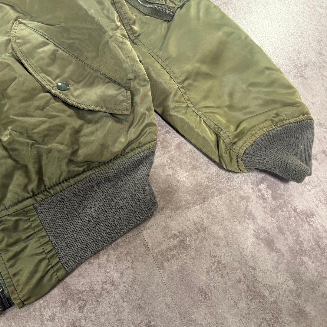 90s アルファインダストリーズ MA-1 usa カーキオリーブ S