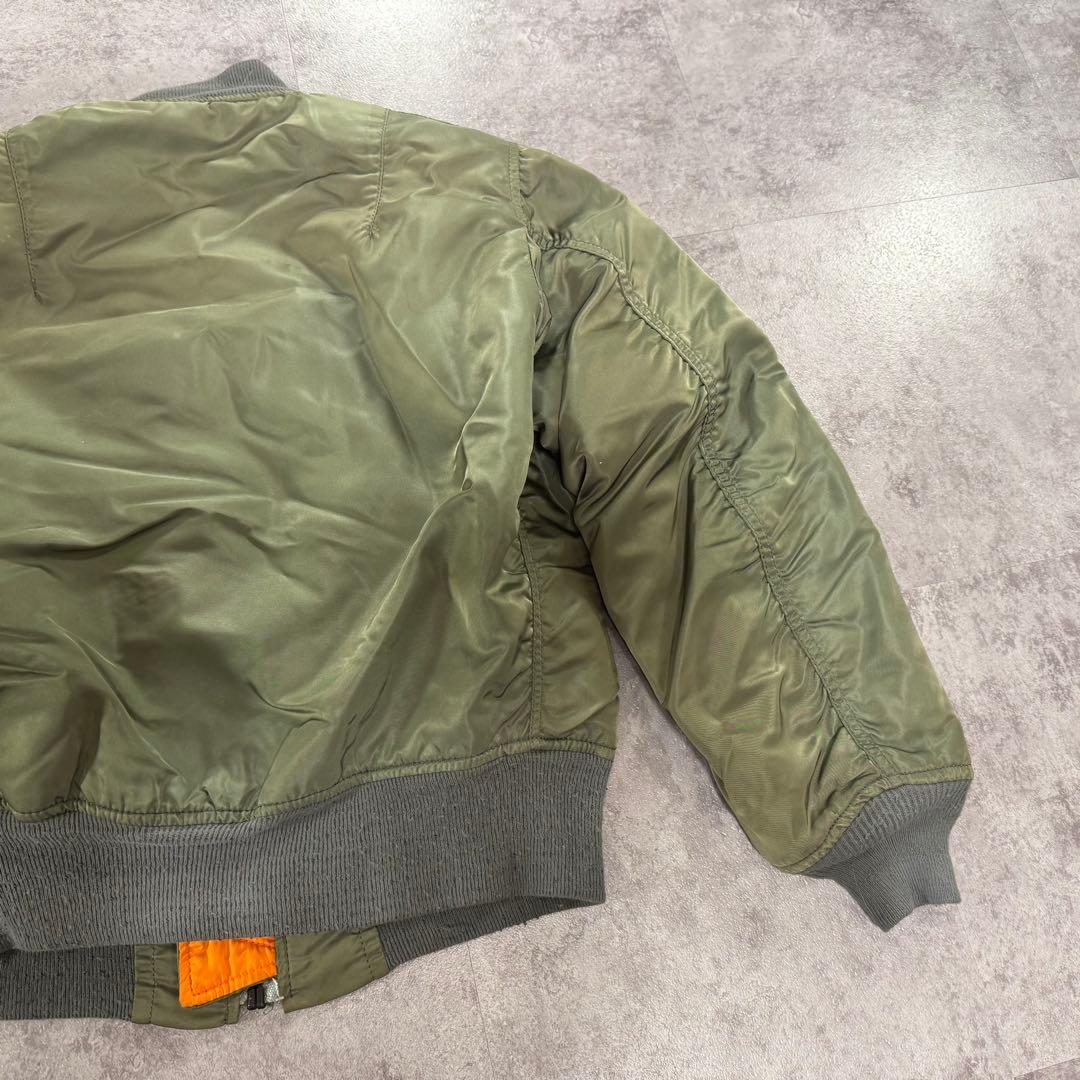 90s アルファインダストリーズ MA-1 usa カーキオリーブ S