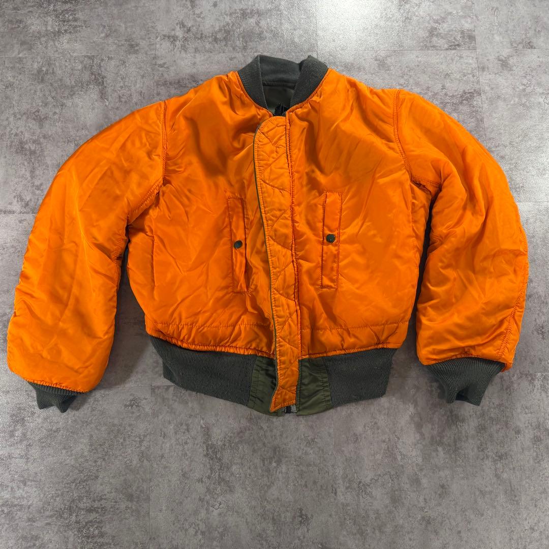 90s アルファインダストリーズ MA-1 usa カーキオリーブ S