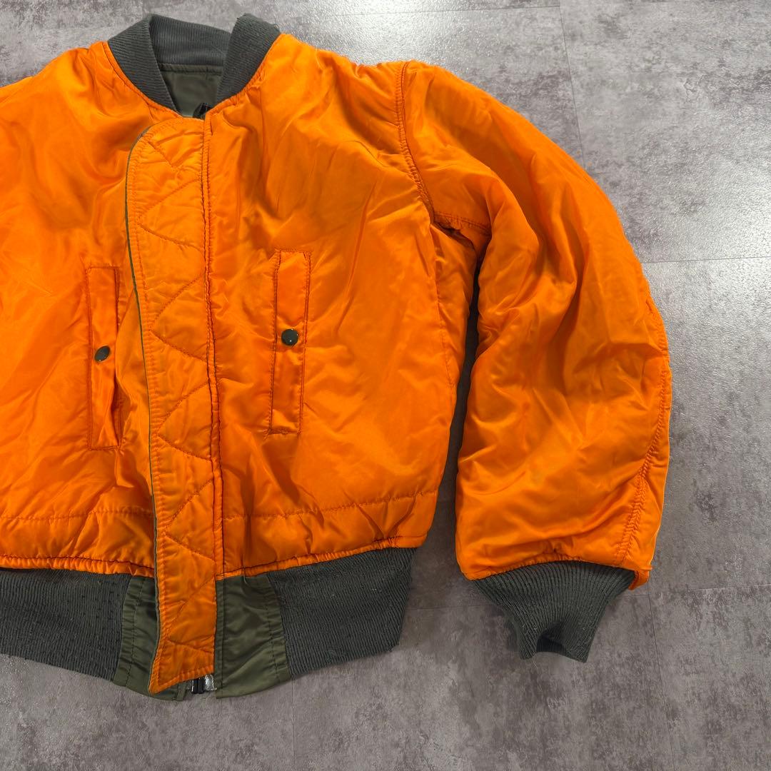 90s アルファインダストリーズ MA-1 usa カーキオリーブ S