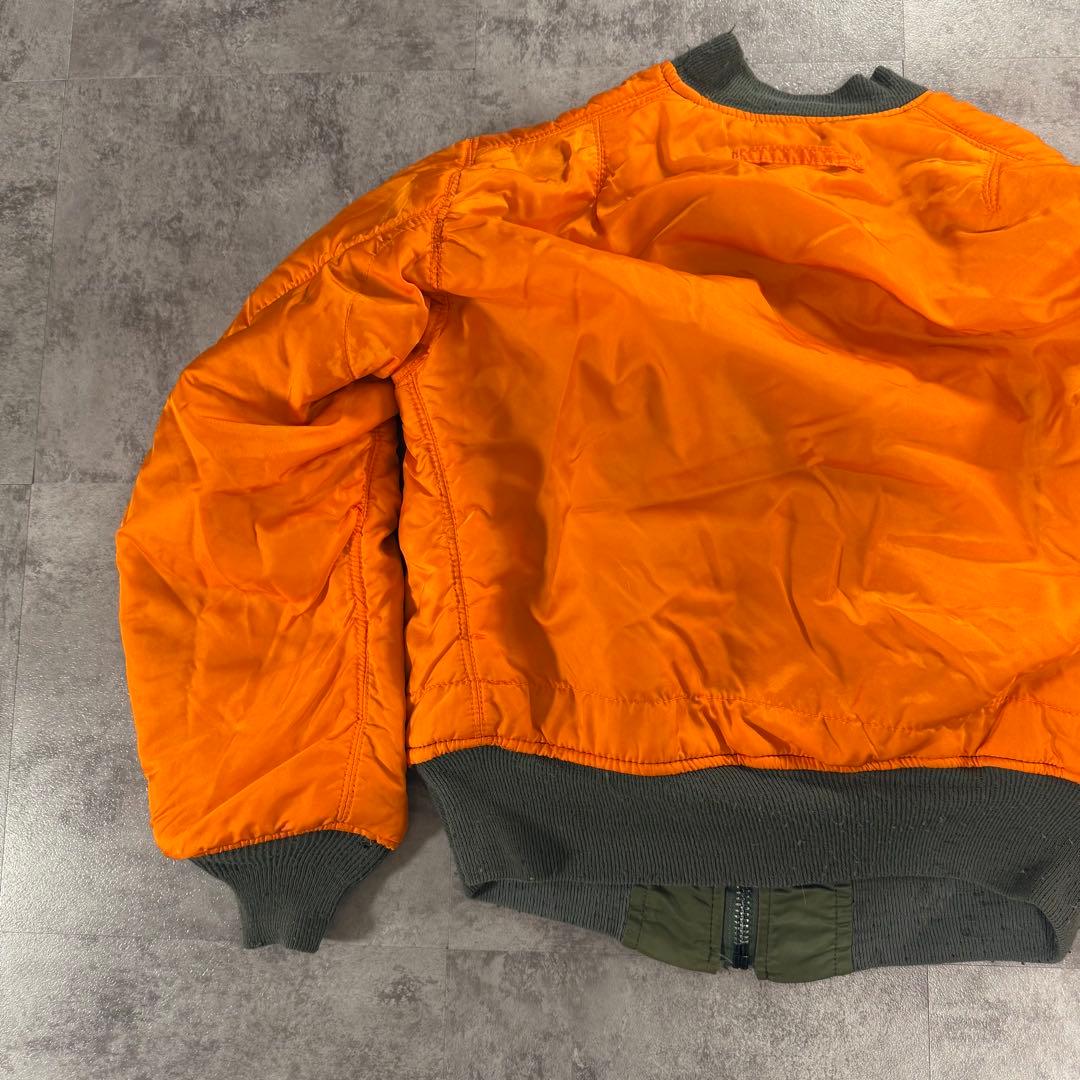 90s アルファインダストリーズ MA-1 usa カーキオリーブ S