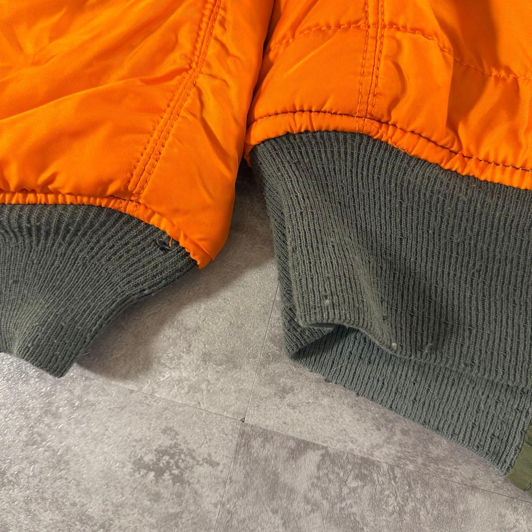 90s アルファインダストリーズ MA-1 usa カーキオリーブ S