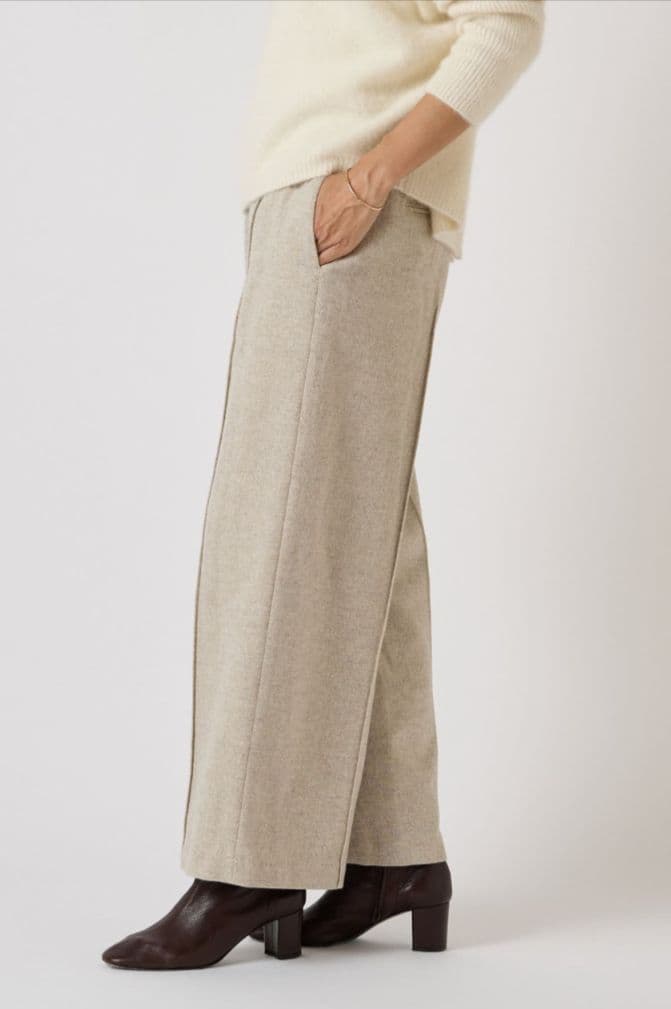 24200円　今季新品　ビアズリー　 LIVETART　ラメ　ウール　パンツ