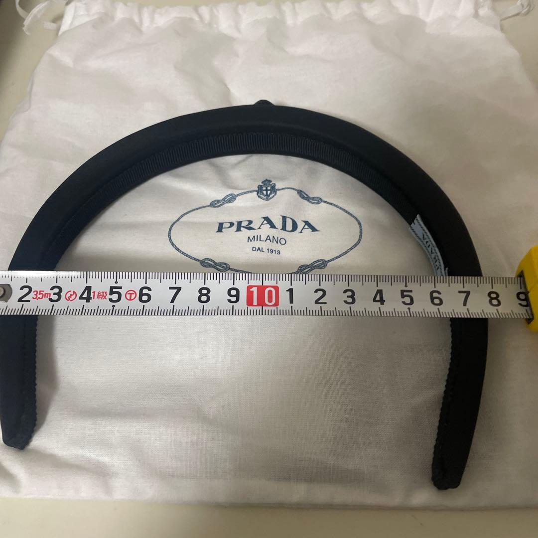 K*o様 PRADA ブラック ヘアバンド　re nylon
