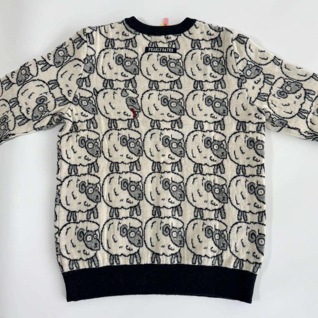PEARLY GATES パーリーゲイツ ゴルフウェア 長袖ウールセーター 4