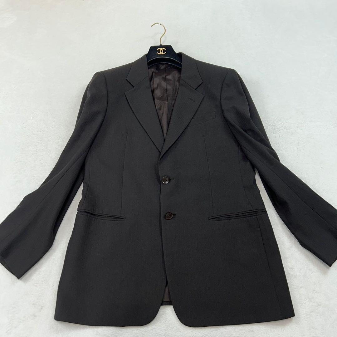 K279 XL アルマーニコレツォーニ シングル スーツ上下 ブラウン メンズ