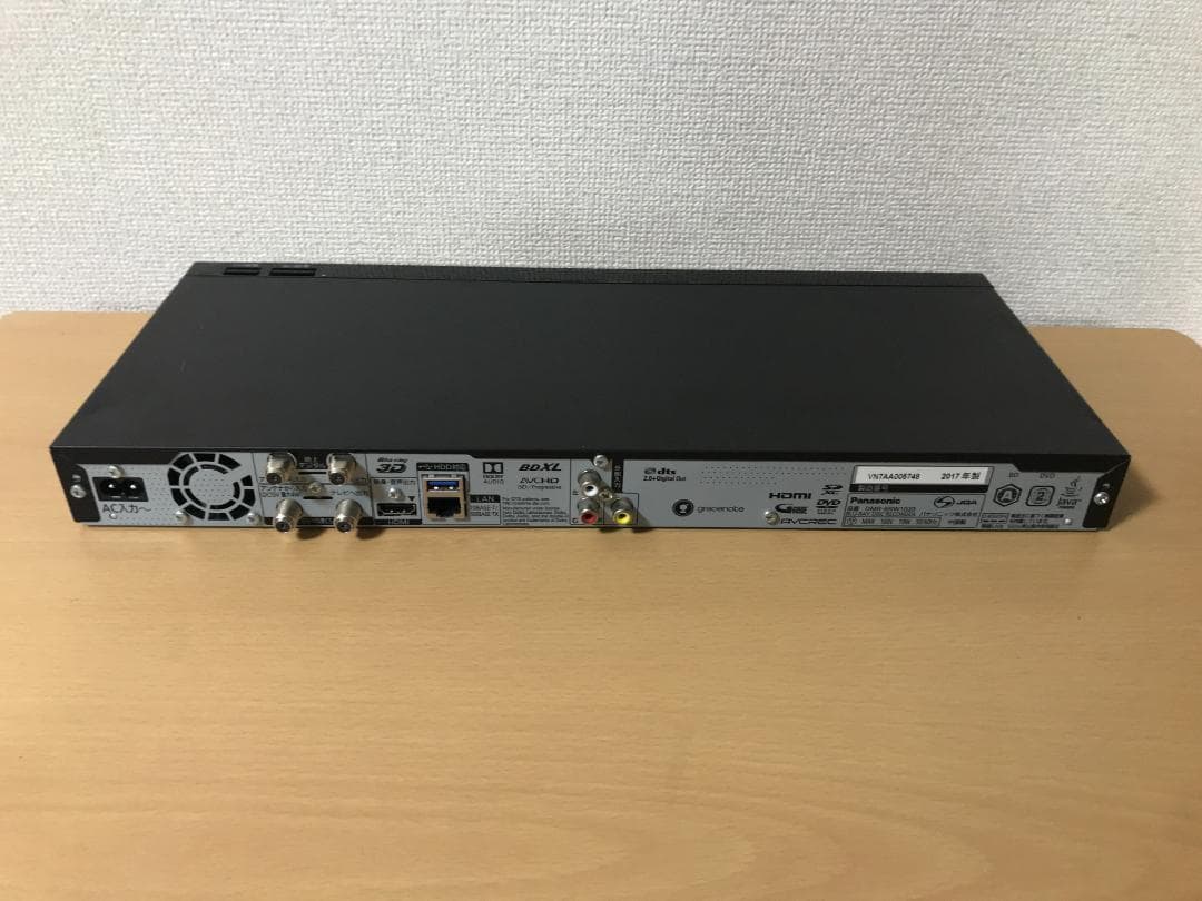 パナソニック ブルーレイレコーダー 「DMR-BRW1020」 動作品①