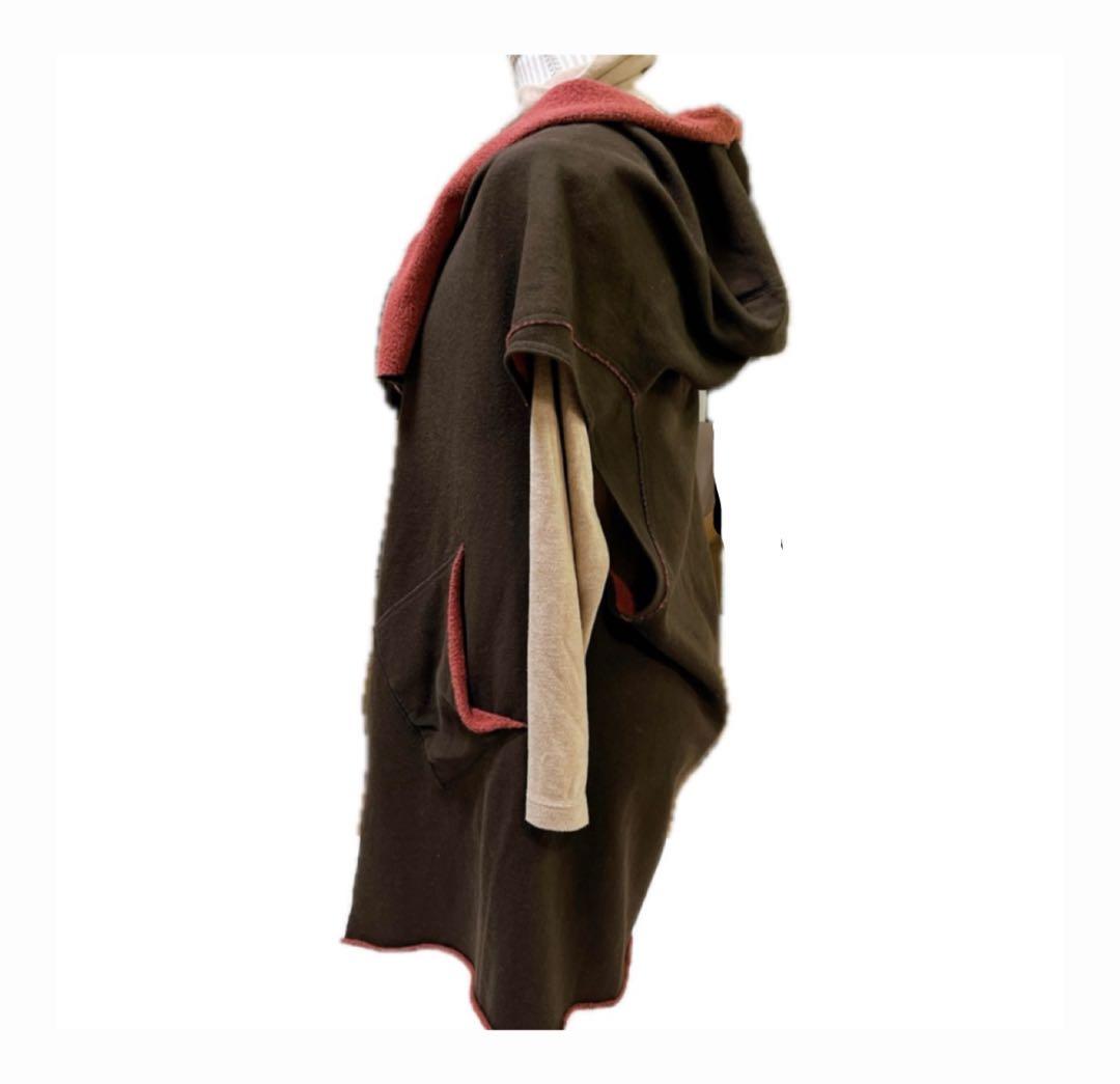 美品✨ヨーガンレール 変形デザインジレ ベスト 希少ヤク毛