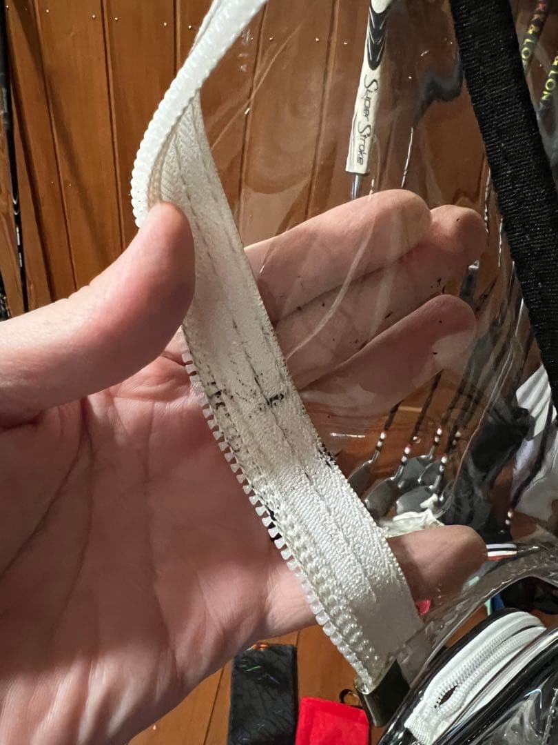 ムータマリン　クリアキャディバッグ　希少ツアーモデル　muta MARINE