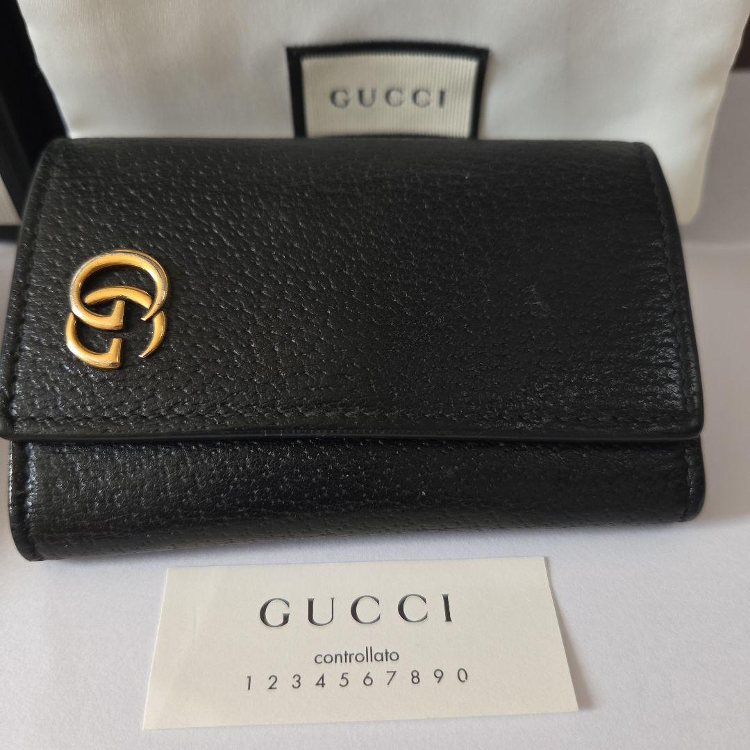 グッチ　GUCCI　GG 6連キーケース