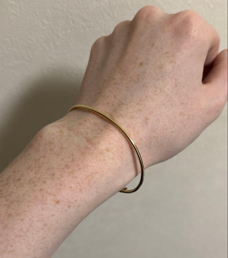 ダブルフックバングル 10K