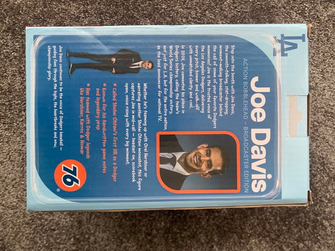 Joe Davis Dodgers ボブルヘッド