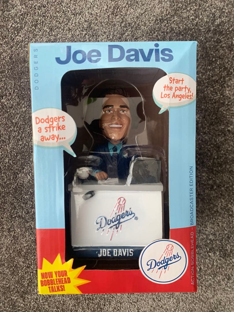 Joe Davis Dodgers ボブルヘッド