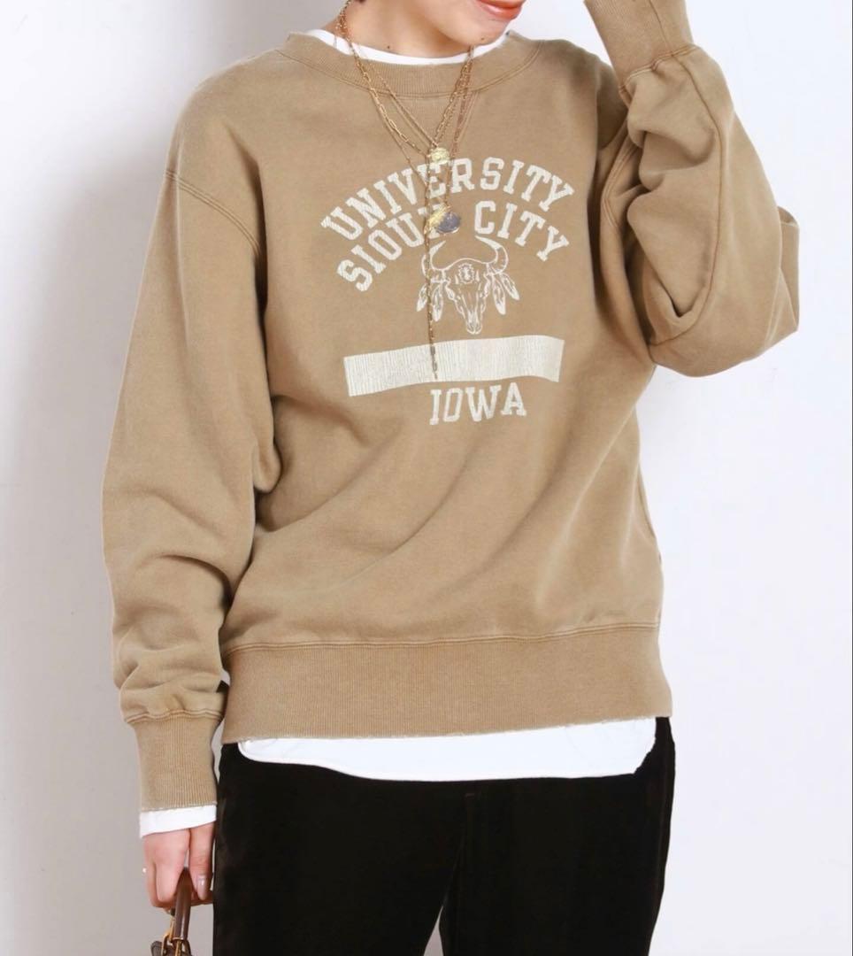 【新品未使用】AP STUDIO カレッジスウェット