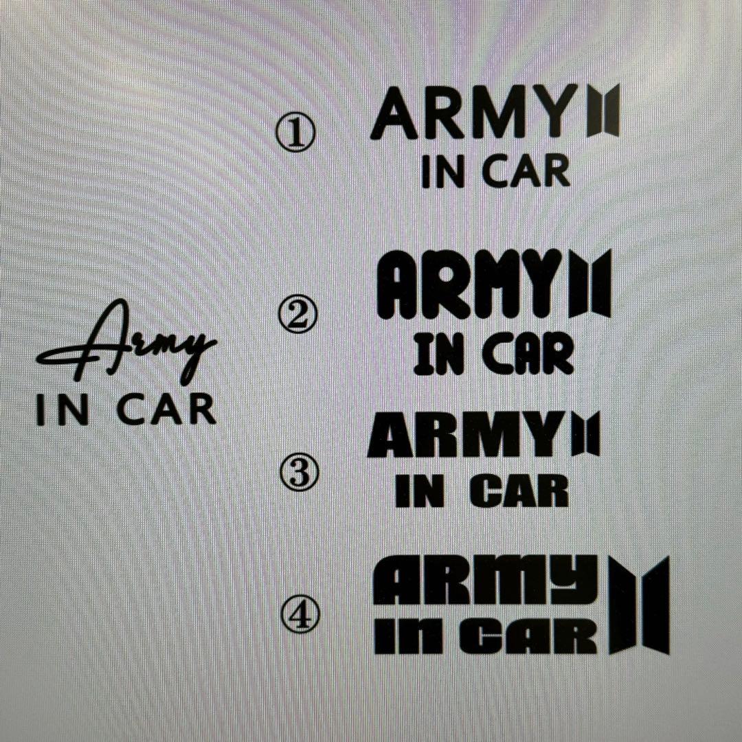 【591】ステッカー　EXO NCT seventeen セブチ BTS 車