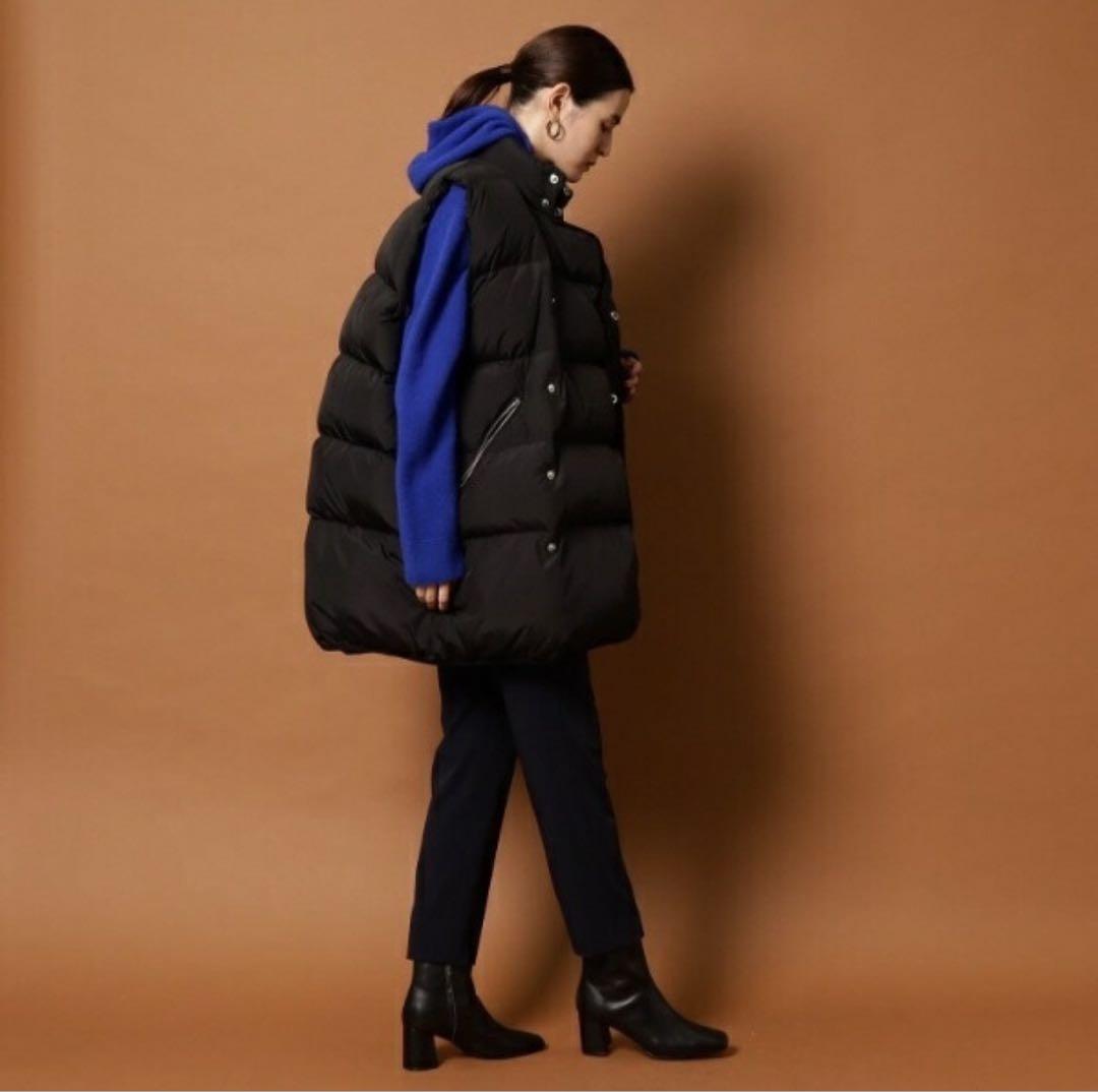 NEARbyME ニアバイミー　オーバーサイズ ダウンベスト　ブラック