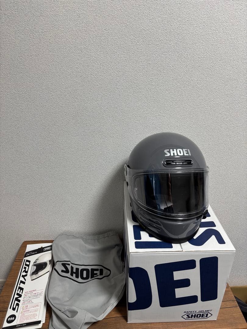 SHOEI Glamster Mサイズ　バサルトグレー　箱、説明書、収納袋有り