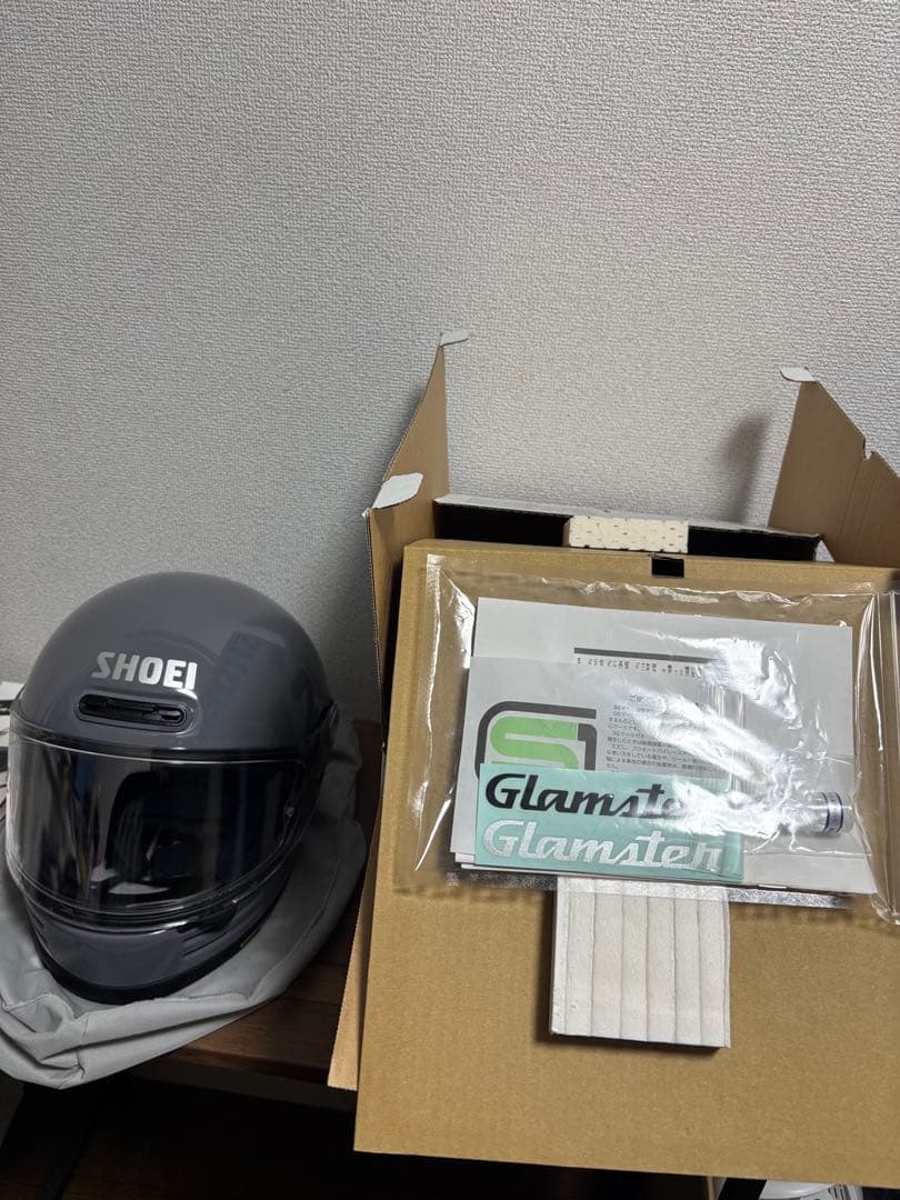 SHOEI Glamster Mサイズ　バサルトグレー　箱、説明書、収納袋有り